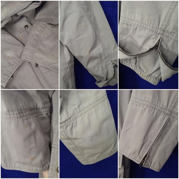 90s Liz Sport Chore Coat Utility Cargo Jacket M/L - Picture 8 of 8